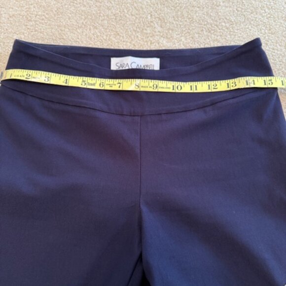 Sarah Campbell well-made quality navy pants, size 6 - Picture 7 of 10